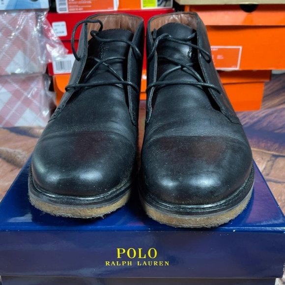 Polo Ralph Lauren Men\'s Marlow Chukka Boot 12 Blk main image 7